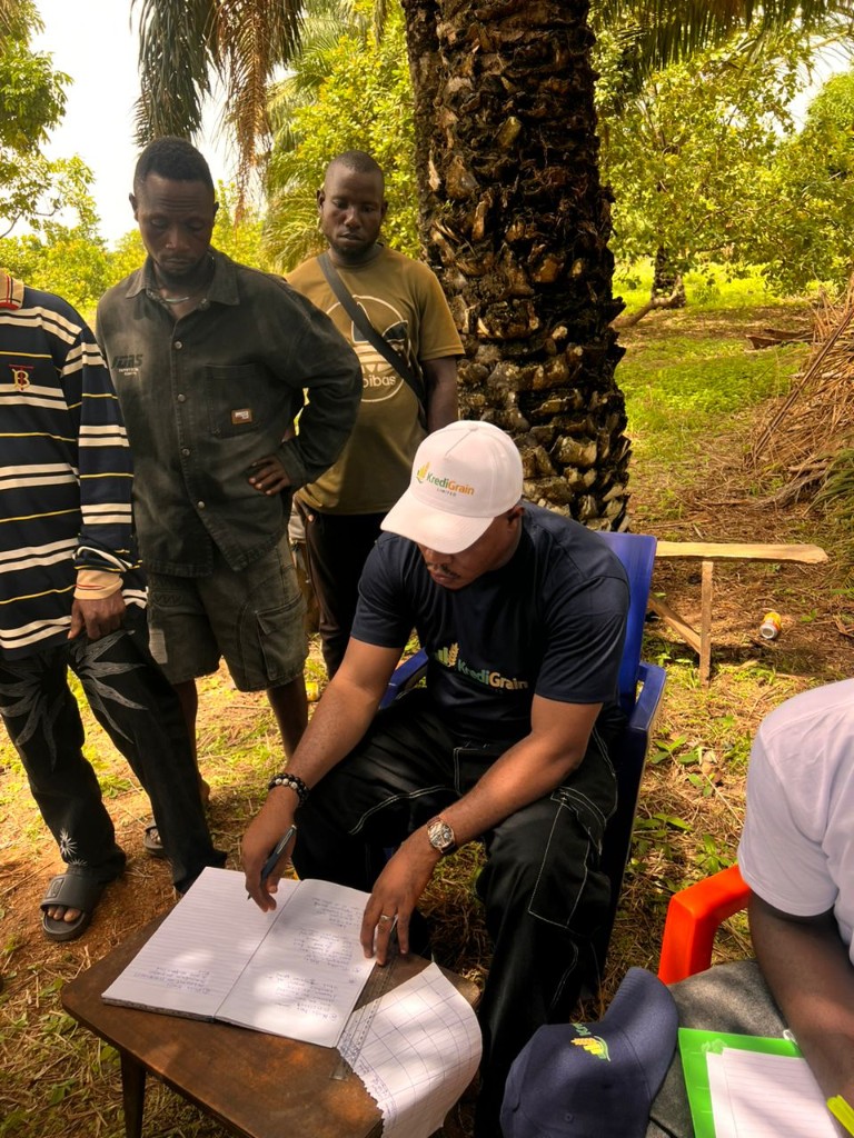 Field documentation during a farm visit